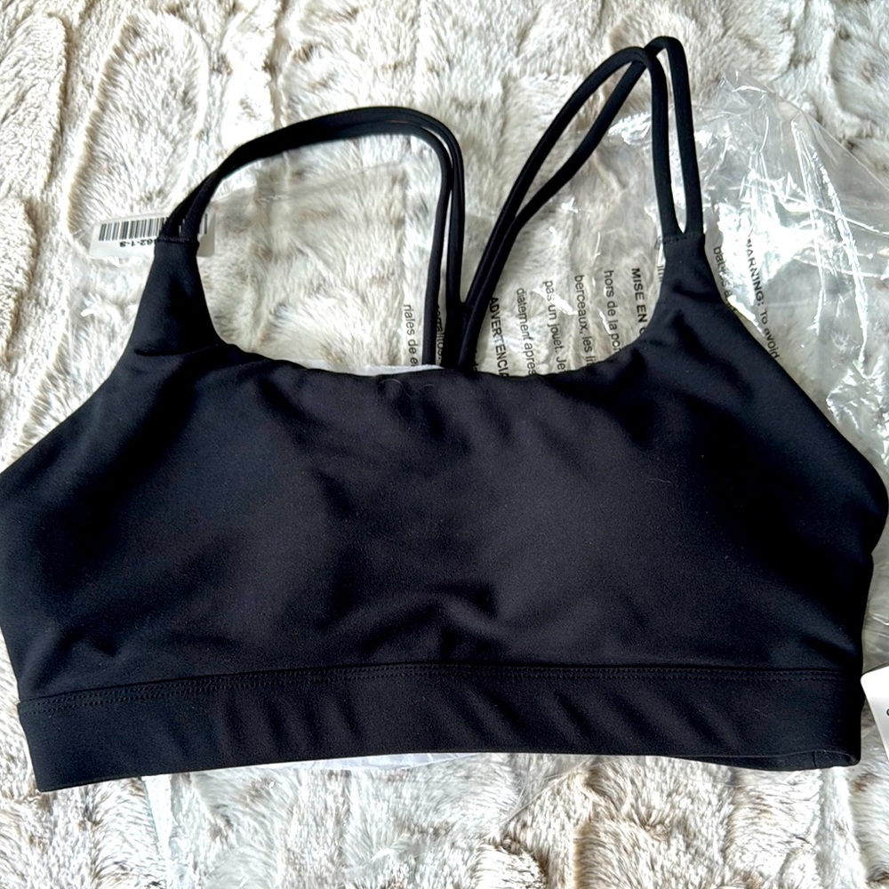 Peloton Black cadet Strappy Sports Bra
